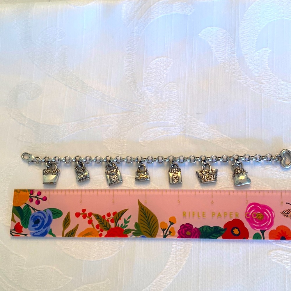 Brighton purse/handbag charm bracelet